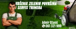 Graficki dizajn, Cover reklama, Odrzavanje zelenih povrsina i servis trimera - Admir Dzanic – Profesionalna grafika i štampa NEDIMAL Tešanj