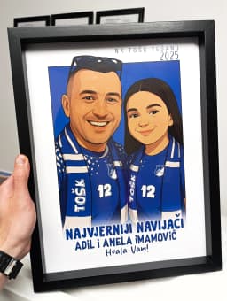 Print - Najvjerniji navijaci - NK TOŠK – Profesionalna grafika i štampa NEDIMAL Tešanj