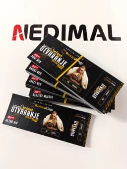 Print - Karte, ulaznice, tickets, Karte za koncert - Golden Rings – Profesionalna grafika i štampa NEDIMAL Tešanj