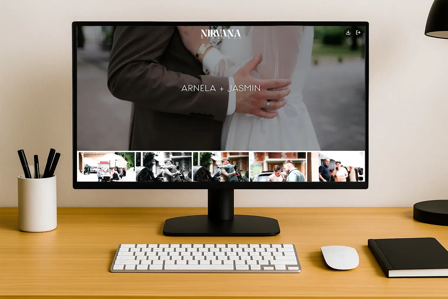 Web dizajn, Client Gallery - Nirvana Weddings – Profesionalna grafika i štampa NEDIMAL Tešanj
